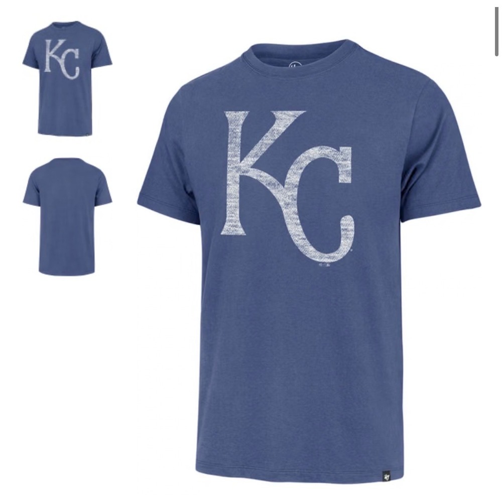 Kansas City KC Royals Vintage Wash Tee Medium '47 Brand